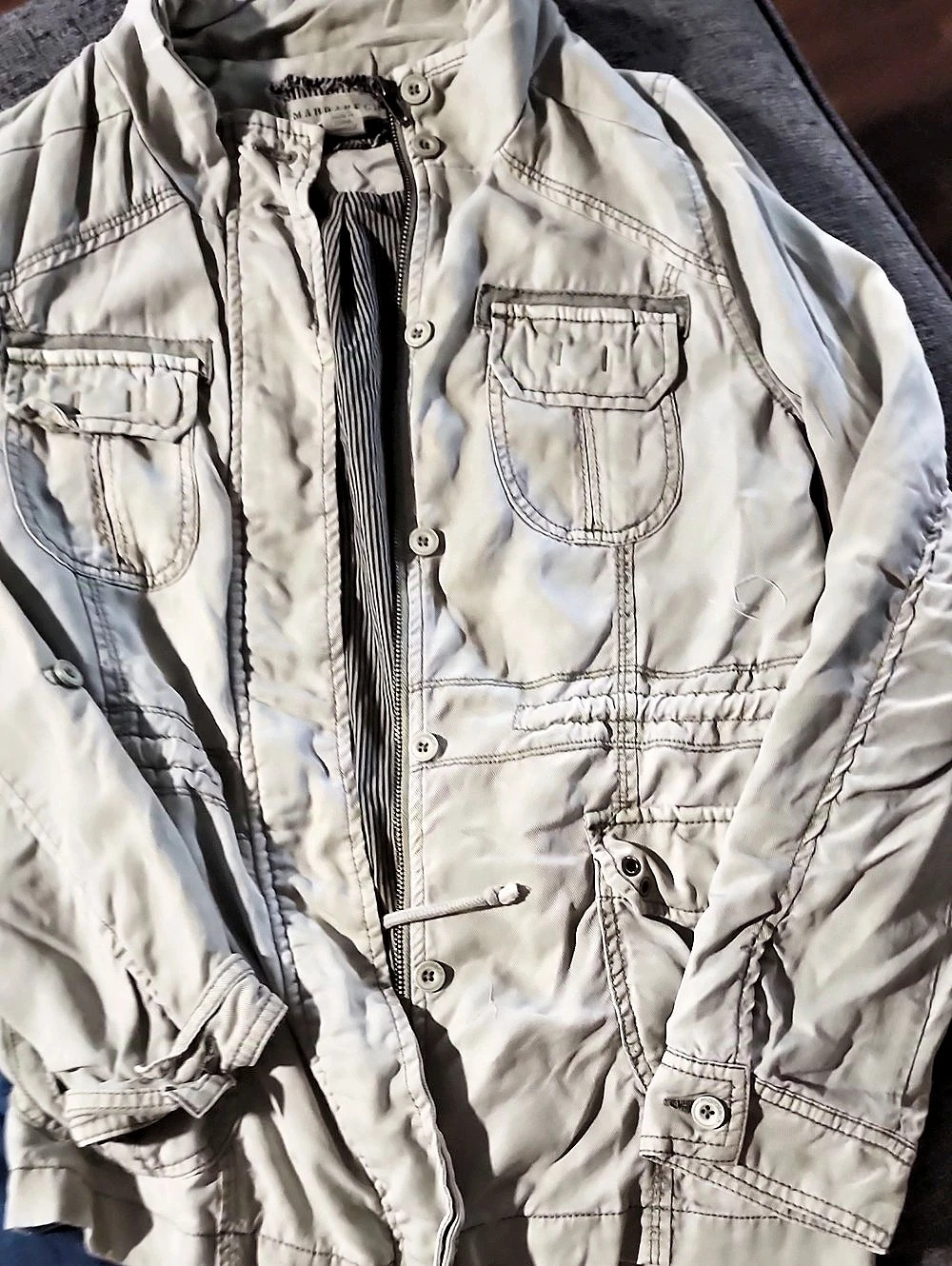 Marrakech Utility Jacket in Gray
